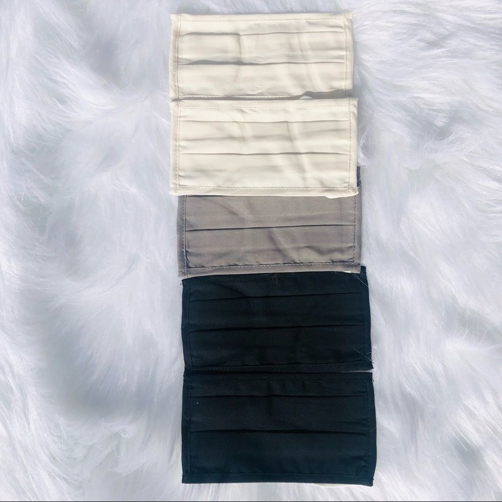 Brand New In Package Old Navy Kids Face‎ Mask Black, Grey & Off White